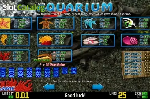 Πίνακας πληρωμών 1. Aquarium HD Κουλοχέρης