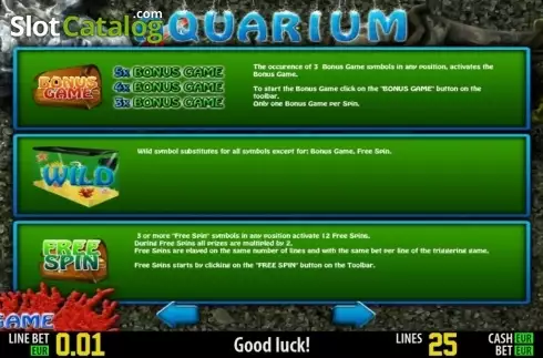 Πίνακας πληρωμών 2. Aquarium HD Κουλοχέρης
