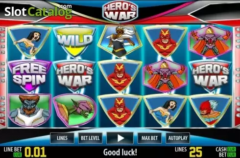 Παιχνίδια με ρόλους. Hero's War HD Κουλοχέρης