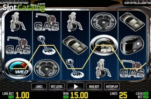 Κερδίστε 1. Supercars Challenge HD Κουλοχέρης