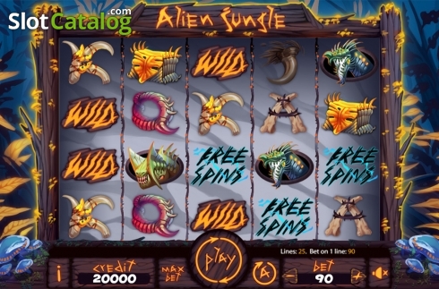 Οθόνη2. Alien Jungle Κουλοχέρης