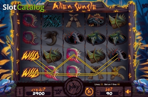 Οθόνη5. Alien Jungle Κουλοχέρης
