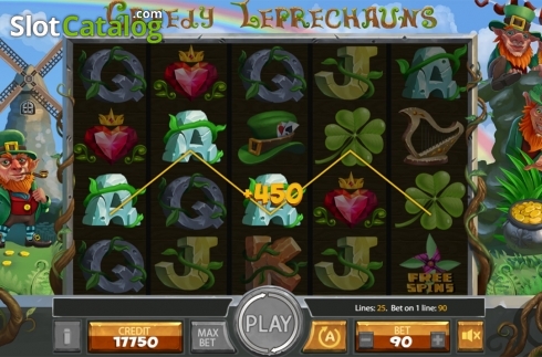 Οθόνη3. Greedy Leprechauns Κουλοχέρης
