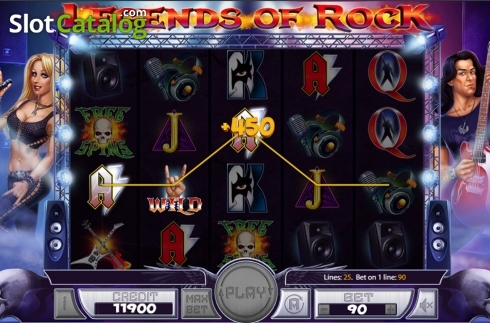 Οθόνη4. Legends of Rock Κουλοχέρης