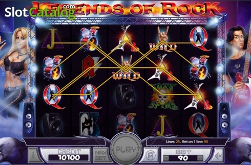 Οθόνη5. Legends of Rock Κουλοχέρης