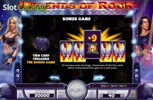 Οθόνη8. Legends of Rock Κουλοχέρης