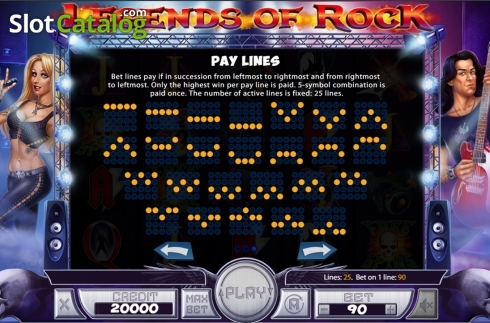 Οθόνη9. Legends of Rock Κουλοχέρης