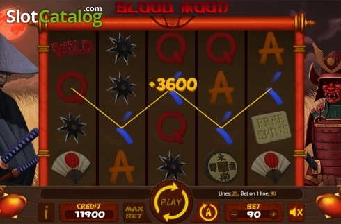 Οθόνη3. Blood Moon (X Card) Κουλοχέρης