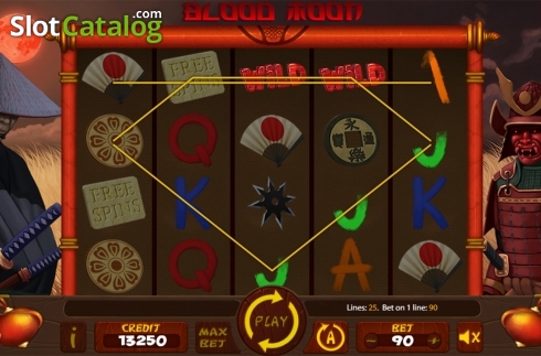 Οθόνη4. Blood Moon (X Card) Κουλοχέρης