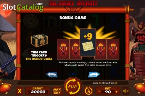 Οθόνη8. Blood Moon (X Card) Κουλοχέρης