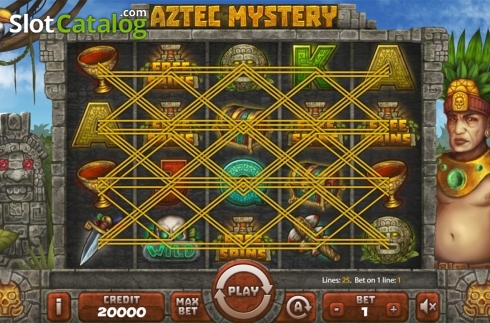 Οθόνη2. Aztec Mystery (X Card) Κουλοχέρης