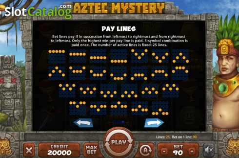 Οθόνη8. Aztec Mystery (X Card) Κουλοχέρης