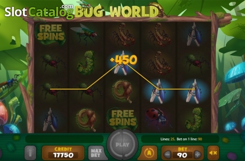 Οθόνη3. Bug World Κουλοχέρης