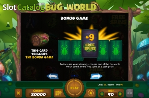 Οθόνη7. Bug World Κουλοχέρης