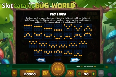 Οθόνη8. Bug World Κουλοχέρης