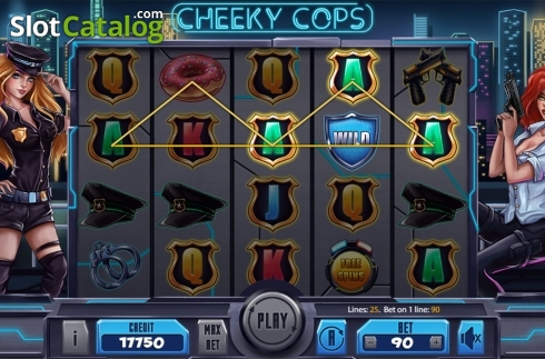 Οθόνη3. Cheeky Cops Κουλοχέρης