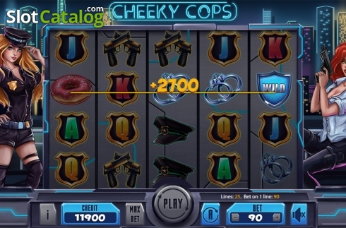 Οθόνη4. Cheeky Cops Κουλοχέρης