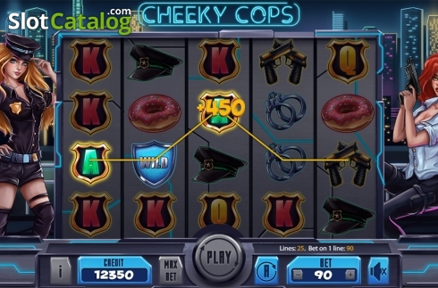 Οθόνη5. Cheeky Cops Κουλοχέρης