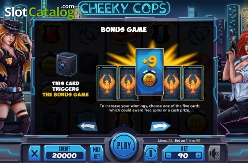 Οθόνη7. Cheeky Cops Κουλοχέρης