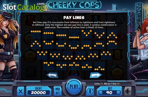 Οθόνη8. Cheeky Cops Κουλοχέρης