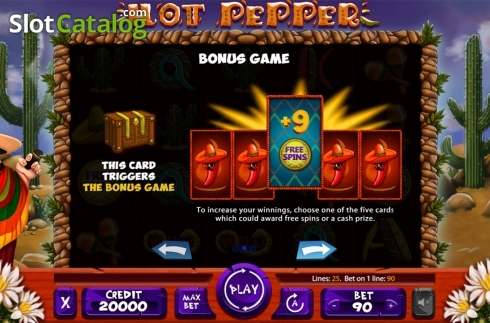 Οθόνη7. Hot Pepper (X Card) Κουλοχέρης