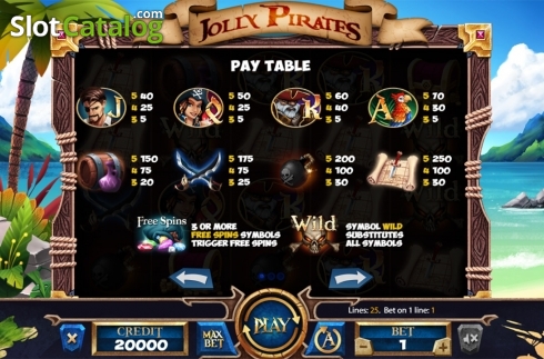 Οθόνη6. Jolly Roger (X Card) Κουλοχέρης
