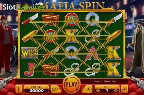 Οθόνη2. Mafia Spin Κουλοχέρης