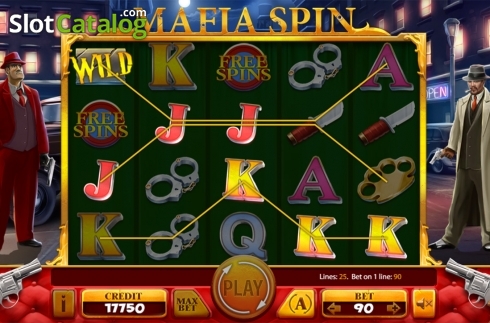 Οθόνη3. Mafia Spin Κουλοχέρης