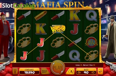 Οθόνη5. Mafia Spin Κουλοχέρης