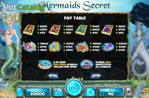 Οθόνη6. Mermaids Secrets Κουλοχέρης