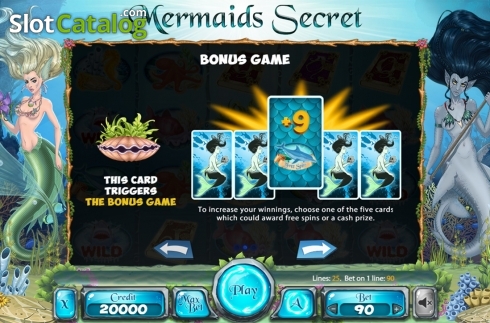 Οθόνη7. Mermaids Secrets Κουλοχέρης