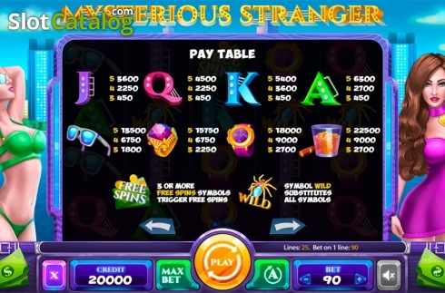 Οθόνη6. Mysterious Stranger Κουλοχέρης