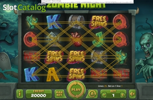 Οθόνη2. Zombie Night Κουλοχέρης