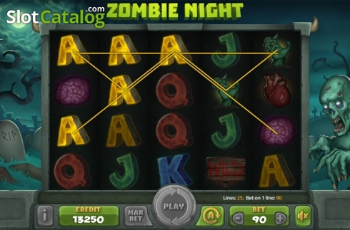 Οθόνη4. Zombie Night Κουλοχέρης