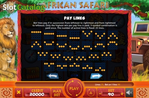 Οθόνη8. African Safari (X Card) Κουλοχέρης