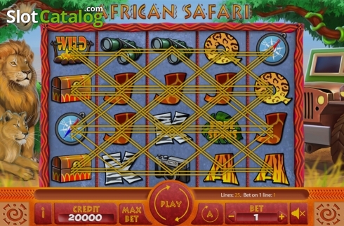 Οθόνη2. African Safari (X Card) Κουλοχέρης
