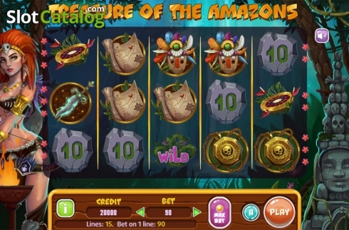Οθόνη2. Treasure Of The Amazons Κουλοχέρης