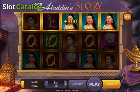 Οθόνη4. Aladdins Story Κουλοχέρης 