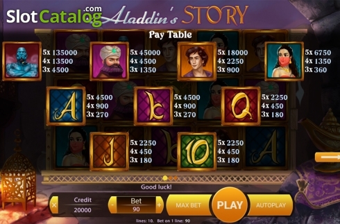 Οθόνη8. Aladdins Story Κουλοχέρης 