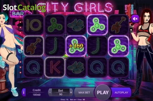Οθόνη5. City Girls Κουλοχέρης