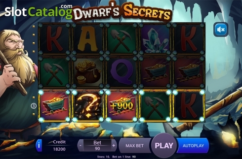 Οθόνη3. Dwarfs Secrets Κουλοχέρης