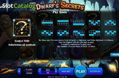 Οθόνη8. Dwarfs Secrets Κουλοχέρης