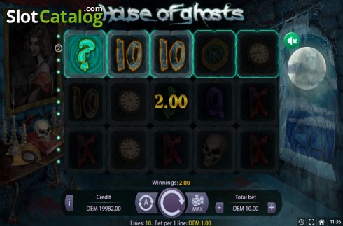Οθόνη3. House Of Ghosts Κουλοχέρης