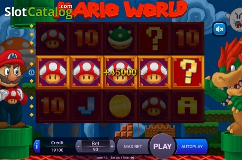 Οθόνη3. Mario World Κουλοχέρης