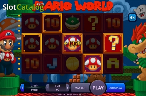 Οθόνη4. Mario World Κουλοχέρης