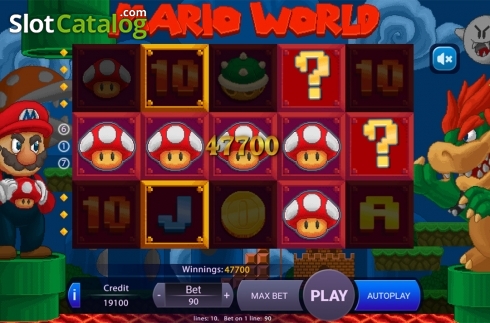 Οθόνη5. Mario World Κουλοχέρης