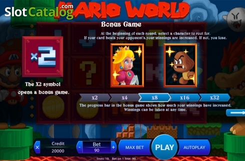 Οθόνη9. Mario World Κουλοχέρης