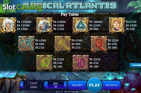 Οθόνη8. Magical Atlantis Κουλοχέρης