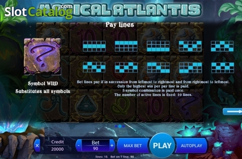Οθόνη9. Magical Atlantis Κουλοχέρης