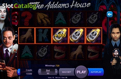 Οθόνη5. The Addams House Κουλοχέρης